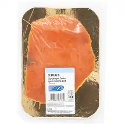 PLUS PLUS Gerookte sockeye zalm gesneden aanbieding