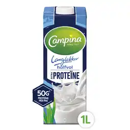 PLUS Campina Halfvolle melk Extra Protein aanbieding