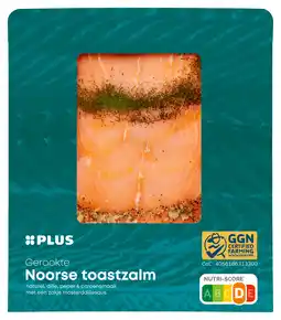 PLUS PLUS Gerookte Noorse zalm mosterddillesaus aanbieding