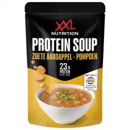 PLUS XXL Nutrition Protein soep zoete aardappel-pompoen aanbieding