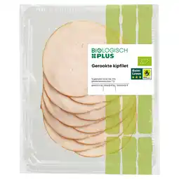 PLUS Biologisch PLUS Gerookte Kipfilet aanbieding