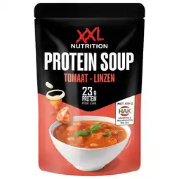 PLUS XXL Nutrition Protein soep tomaat-linzen aanbieding
