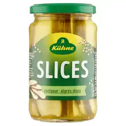 PLUS Kuhne Augurken slices zoetzuur aanbieding