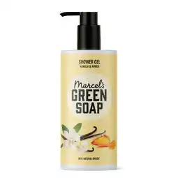 PLUS Marcel's Green Soap Vanilla & Amber Douchegel aanbieding