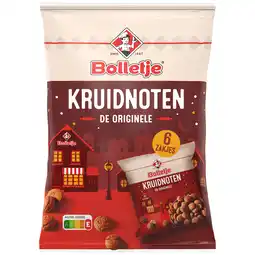 PLUS Bolletje Kruidnoten kleine zakjes 6 x 50 gram aanbieding