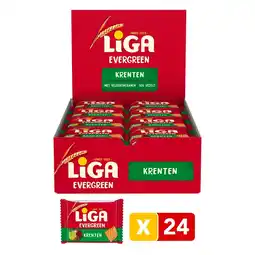 Kruidvat Liga Evergreen Krentenkoekjes Duopacks XL aanbieding