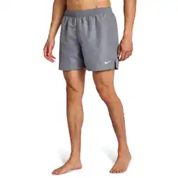 Foot Locker Nike 5 Inch Swim Shorts Korte Broeken Heren - Grijs - Maat XS - Poly Mesh aanbieding
