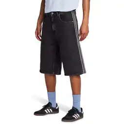 Foot Locker Adidas Firebird Korte Broeken Heren - Zwart - Maat XS/S - 28'' - Katoen Denim aanbieding