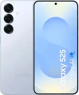 Coolblue Samsung Galaxy S25 128GB Lichtblauw 5G aanbieding