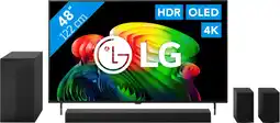 Coolblue LG OLED 48 B6 (2026) + LG DS60TR aanbieding