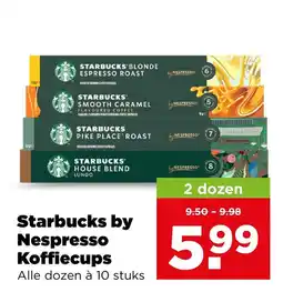 PLUS Starbucks by Nespresso Koffiecups aanbieding