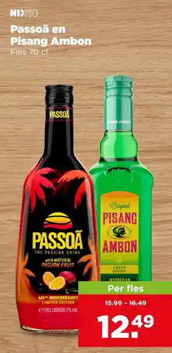 PLUS Passoa en pisang ambon aanbieding