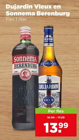 PLUS Dujardin Vieux en Sonnema Berenburg aanbieding