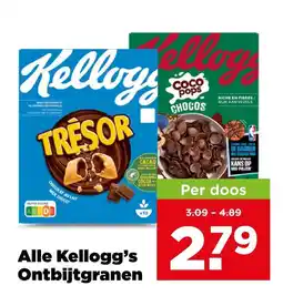 PLUS Alle kellogg's ontbijtgranen aanbieding