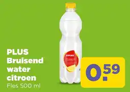 PLUS Plus bruisend water citroen aanbieding