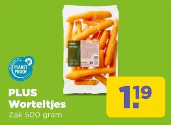PLUS Plus worteltjes aanbieding