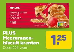 PLUS Plus meergranen-biscuit kreten aanbieding