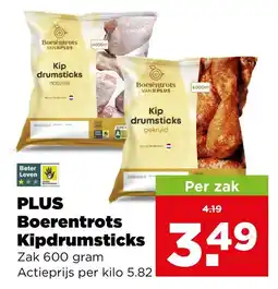 PLUS Plus boerentrots kipdrumsticks aanbieding