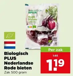 PLUS Biologisch plus nederlandse rode bieten aanbieding
