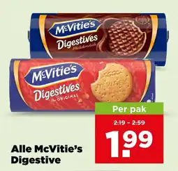 PLUS Alle mcvitie's digestive aanbieding