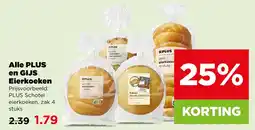 PLUS Alle plus en gijs eierkoeken aanbieding