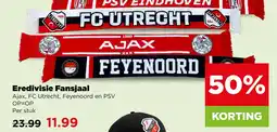 PLUS Eredivisie fansjaal aanbieding