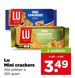 PLUS Lu mini crackers aanbieding