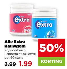 PLUS Alle extra kauwgom aanbieding
