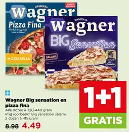 PLUS Wagner pizza en pizza aanbieding