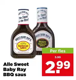 PLUS Alle sweet baby ray bbq saus aanbieding