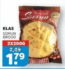 Sahan Supermarkten Klas somun brood aanbieding