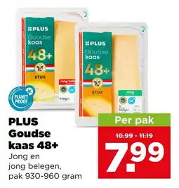 PLUS Plus goudse kaas aanbieding