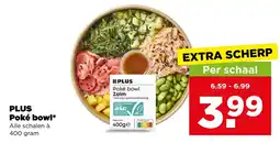 PLUS Plus poke bowl aanbieding