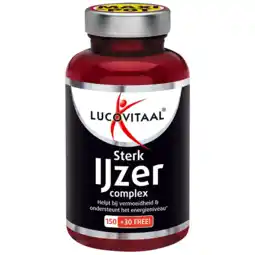 De Online Drogist Lucovitaal Sterk IJzer Complex Tabletten 180TB aanbieding