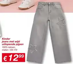 Kik Kinder jeans met wijd uitlopende pijpen aanbieding