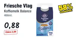 Budget Food Friesche Vlag Koffiemelk Balance aanbieding