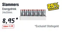 Budget Food Slammers Energydrink aanbieding