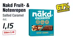 Budget Food Nakd fruit & notenrepen aanbieding