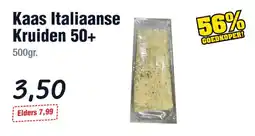 Budget Food Kaas Italiaanse Kruiden 50+ aanbieding