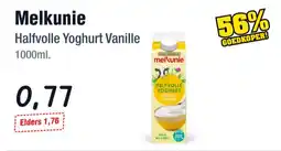 Budget Food melkunie halfvolle yoghurt vanille aanbieding