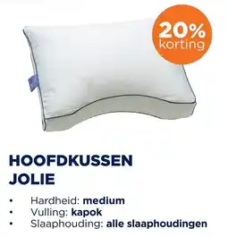 TotaalBED Jolie hoofdkussen aanbieding