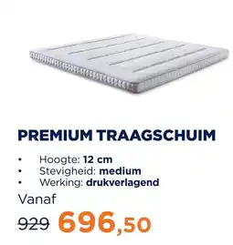 TotaalBED premium traagschuim aanbieding