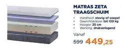 TotaalBED Matras Zeta Traagschuim aanbieding