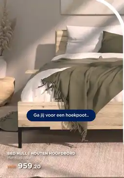 TotaalBED BED HULL | HOUTEN HOOFDBORD aanbieding