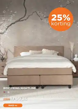 TotaalBED Boxspring Nightline aanbieding