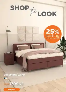 TotaalBED Boxspring aspo aanbieding