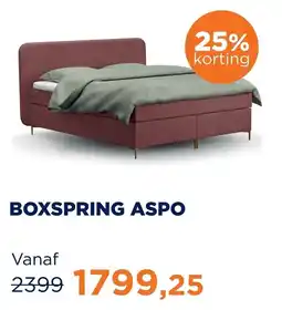 TotaalBED boxspring aspo aanbieding