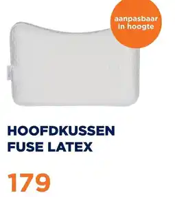 TotaalBED HOOFDKUSSEN FUSE LATEX aanbieding