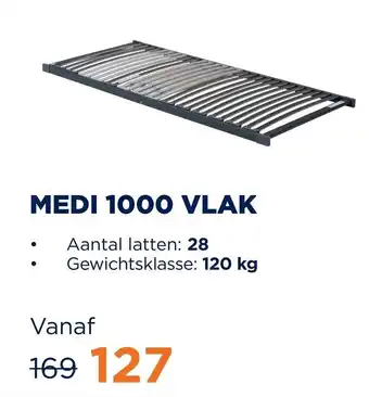 TotaalBED medi 1000 vlak aanbieding