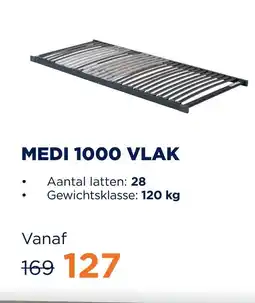 TotaalBED Medi 1000 vlak aanbieding